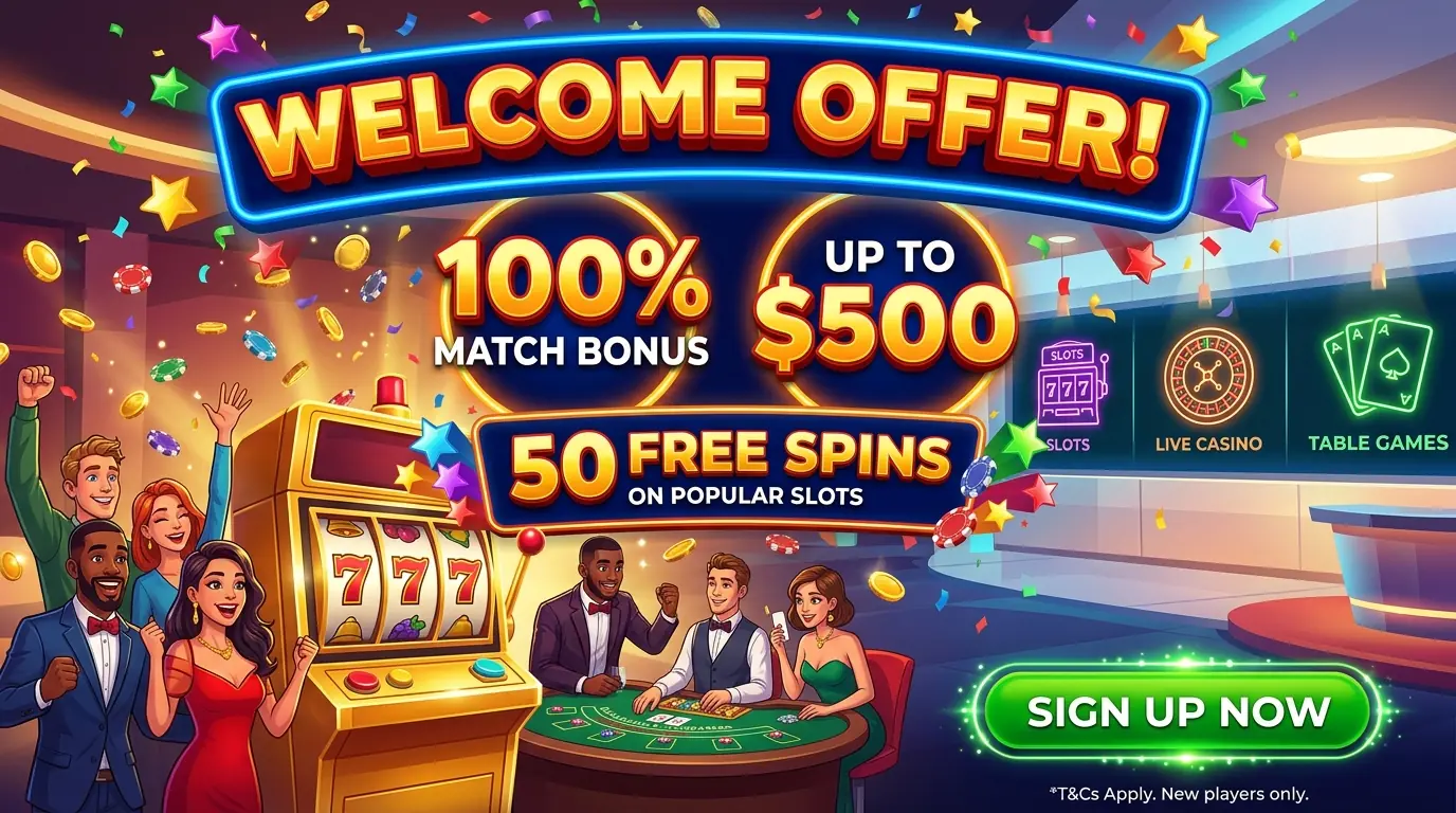 Rich Palms welcome offer